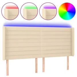 zaglowek-do-lozka-z-led-kremowy-203x16x118-128-cm-tkanina