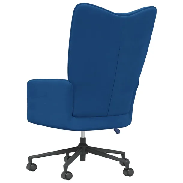 fotel-niebieski-obity-aksamitem
