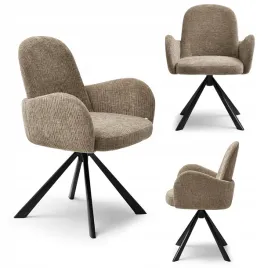 komfortowe-krzeslo-do-jadalni-z-funkcja-obrotu-sonia-bezowy-na-czarnej-nodz