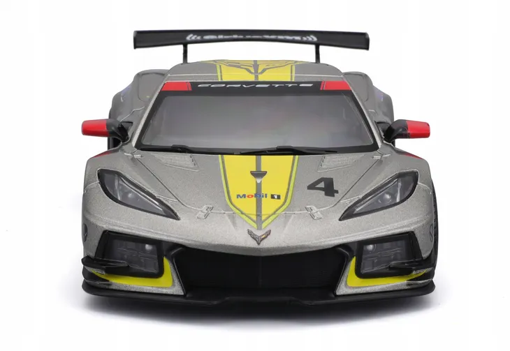 chevrolet-corvette-2020-silver-1-24-bburago-stan-nowy-stan-opakowania-oryginalne