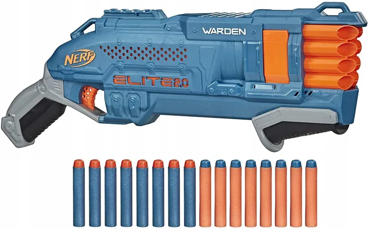 トイガン NERF PISTOLET SHOTGUN NERF ELITE 2.0 WARDEN PODWÓJNY STRZAŁ i 16