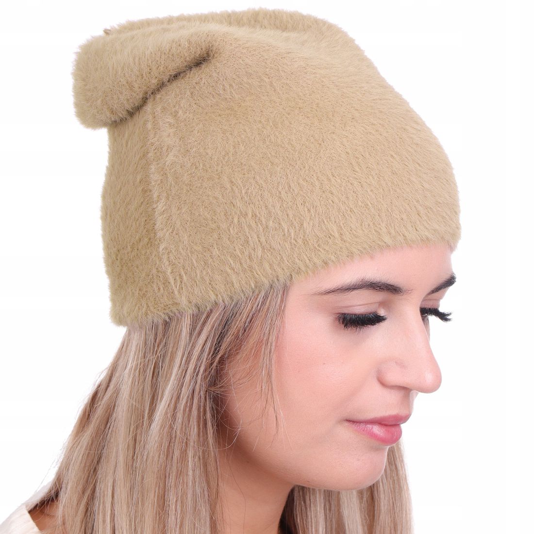 Czapka damska ALPAKA krasnal beanie CZAPKI damskie ERLI.pl