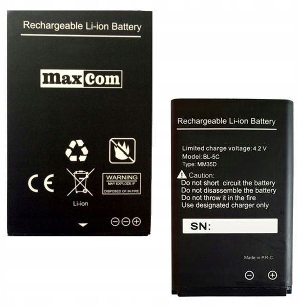 Oryginalna Bateria 1000mAh MAXCOM MM320 MM330 100%