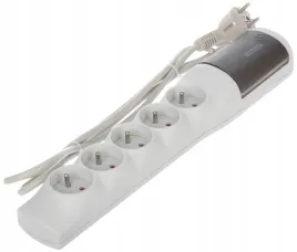 listwa-zasilajaca-hsk-data-acar-xprotector-stan-5m-5-gniazd-5-m-szary