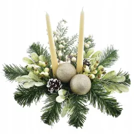 ozdoby-swiateczne-stroik-dekoracja-stol-sztuczne-kwiaty-swieczki-bombki-dom