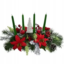 ozdoby-swiateczne-stroik-adwentowy-gwiazda-betlejemska-sztuczne-kwiaty-dom