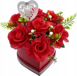 walentynki-flower-box-prezent-serce-kwiaty-ozdoba