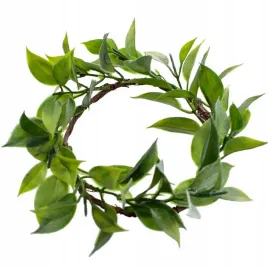 wianek-laurowy-brokat-dekoracja-stroik-stol-17-cm