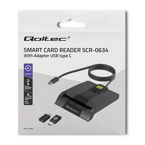 qoltec-inteligentny-czytnik-chipowych-kart-id-usbc-marka-qoltec