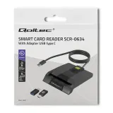 qoltec-inteligentny-czytnik-chipowych-kart-id-usbc-marka-qoltec
