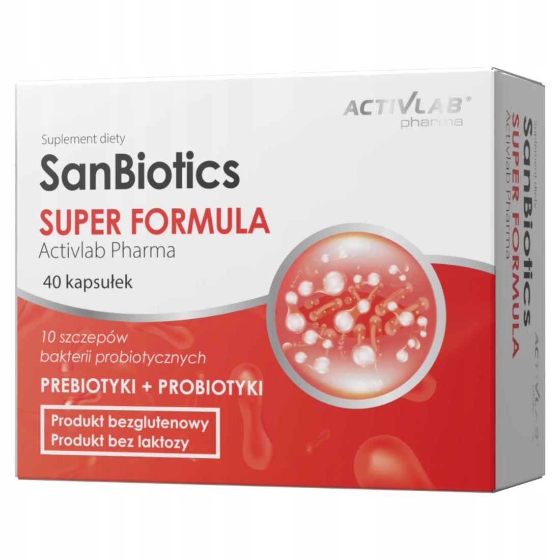 Activlab Sanbiotics Super Formula Sanprobi Probiotyki Zdrowe Jelita 40 Kaps Erlipl 5491