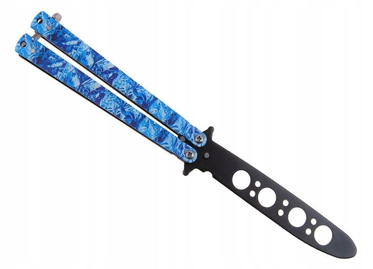 Nóż motylkowy Motylek Treningowy ICE Tępe Ostrze CS:GO N-500P BSH ...