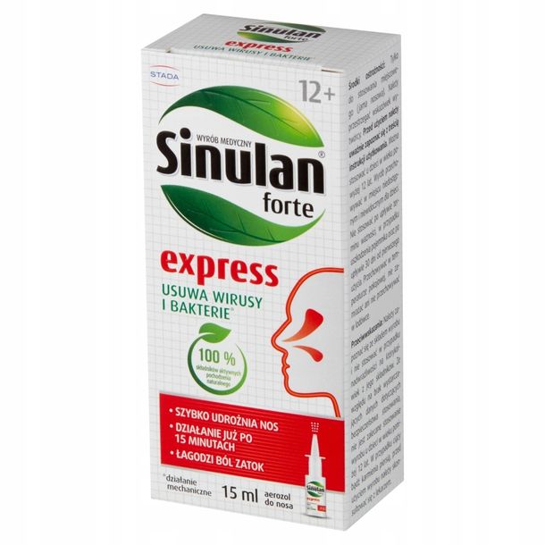 SINULAN EXPRESS FORTE Aerozol - 15 ml - ERLI.pl
