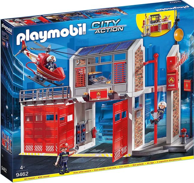 ﻿Playmobil Duża remiza strażacka 9462
