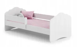 kobi-fala-lozko-pojedyncze-160x80-biale-z-barierka-materacem-i-stelazem