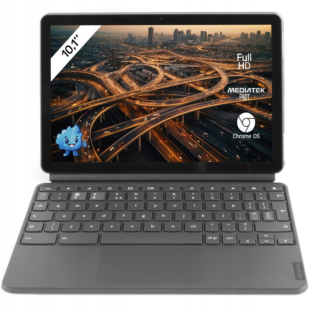 Lenovo IdeaPad Duet Chromebook 10.1" MediaTek P60T 4GB 256GB FHD ChromeOS ERLI.pl
