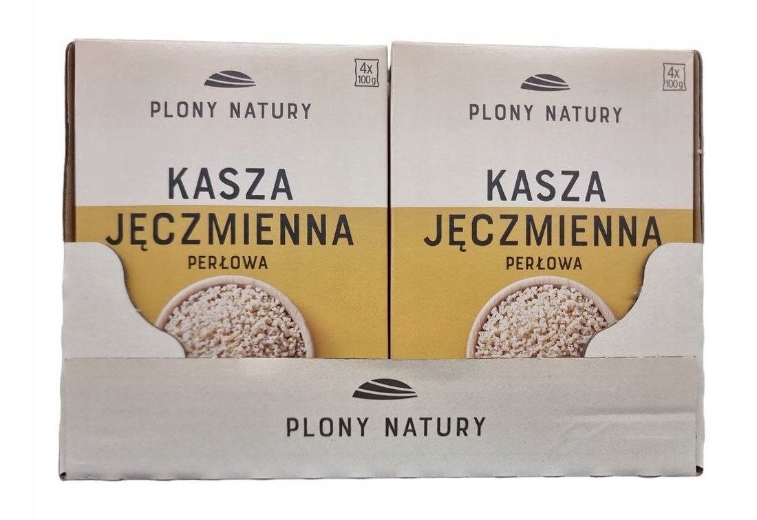 Kasza jęczmienna perłowa Plony Natury 12x400g - ERLI.pl