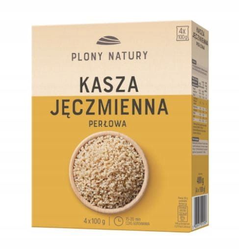 Kasza jęczmienna perłowa Plony Natury 12x400g - ERLI.pl