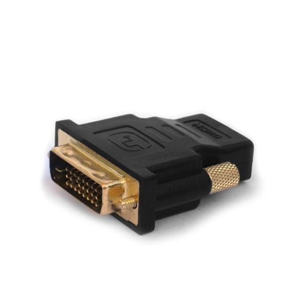 Elmak Adapter HDMI AF - DVI-D M 24+1 Savio CL-21 wielopak 10 szt., złote ko