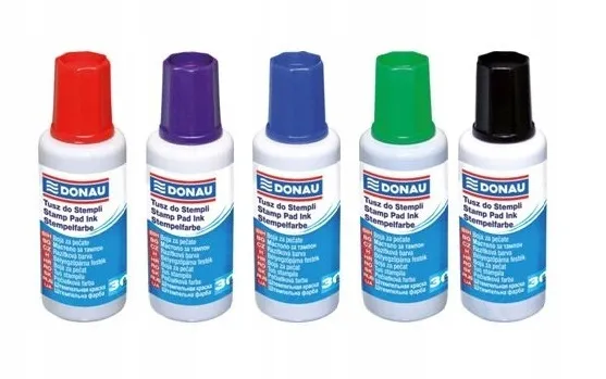 tusz-do-pieczatek-donau-30ml-czerwony-kolor-tuszu-czerwony