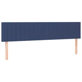 zaglowki-do-lozka-2-szt-niebieskie-100x5x78-88-cm-tkanina
