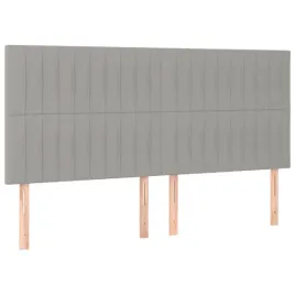 zaglowki-do-lozka-4-szt-jasnoszary-100x5x78-88-cm-tkanina