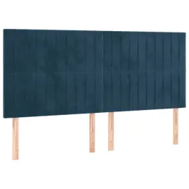 zaglowki-4-szt-ciemnoniebieskie-100x5x78-88-cm-aksamit