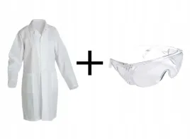 zestaw-laboratoryjny-fartuch-bialy-bawelniany-bawelna-okulary-ochronne-m