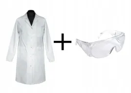 komplet-fartuch-laboratoryjny-bialy-bawelniany-medyczny-okulary-ochronne-m