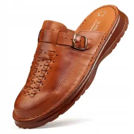 klapki-meskie-skorzane-brazowe-pelne-2205-43