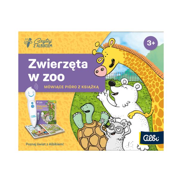 ﻿Czytaj z Albikiem Zestaw pióro + Zwierzęta w zoo Lucie Krystlikova