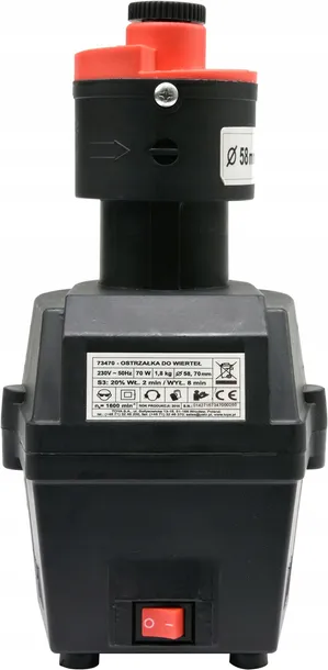 ostrzalka-do-wiertel-70w-73470-stan-nowy-zasilanie-sieciowe