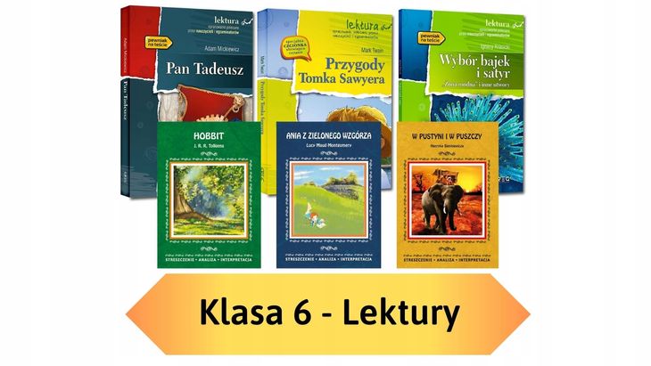 Lektury obowiązkowe Klasa 6 ZESTAW ZL - ERLI.pl