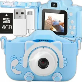 aparat-cyfrowy-dla-dzieci-dziecka-fotograficzny-niebieski-kotek-karta-4gb