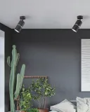 lampa-scienno-sufit-bamboo-1xgu10-czarna-stan-nowy