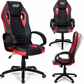 Zdjęcie produktu ITROX FOTEL GAMINGOWY FLAME PLUS BIAŁY MATERIAŁOWY krzesło gracza biurowy