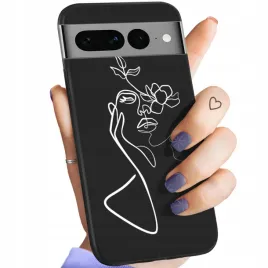 etui-matowe-do-google-pixel-7-pro-wzory-line-art-kreska-linia-obudowa-case