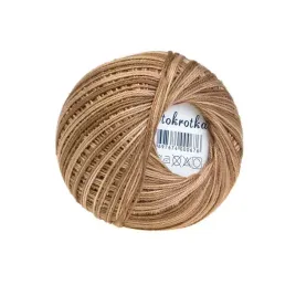 kordonek-opus-stokrotka-nr-348-brazowy-cieniowany-melange-ombre-200m-30g