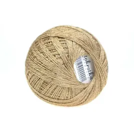 kordonek-opus-natura-stokrotka-nr-1777-metallic-bezowy-ze-zlota-nitka-200m