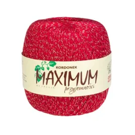 kordonek-opus-natura-maximum-metallic-nr-1554-czerwony-ze-zlota-nitka-100g