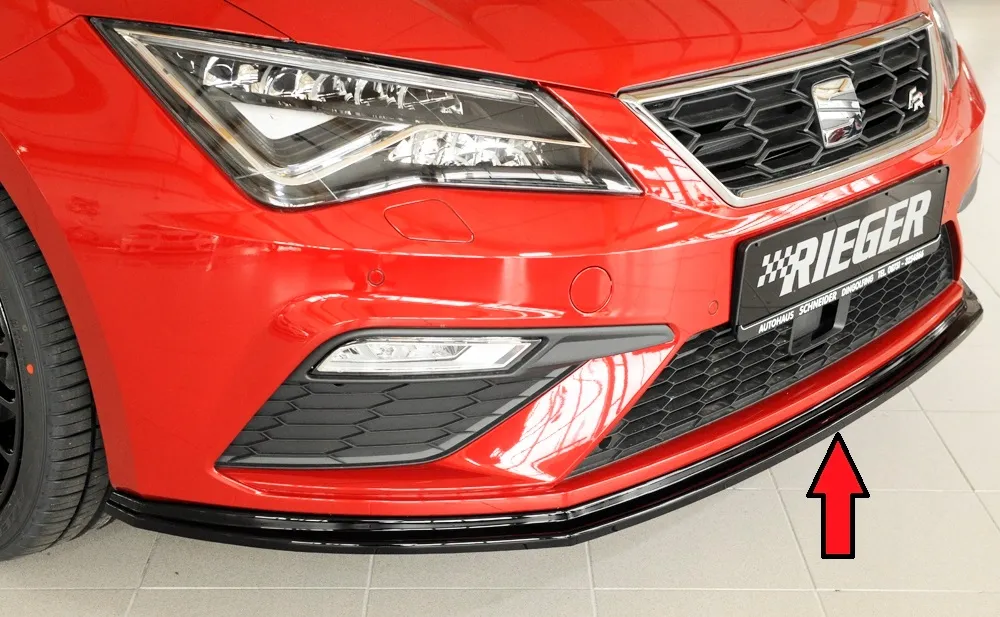 Dokładka zderzaka hokej spojler Seat Leon FR 2017+