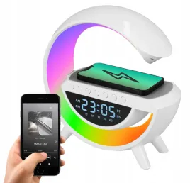 lampa-na-biurko-led-rgb-glosnik-ladowarka-indukcja-qi-zegar-budzik-radio