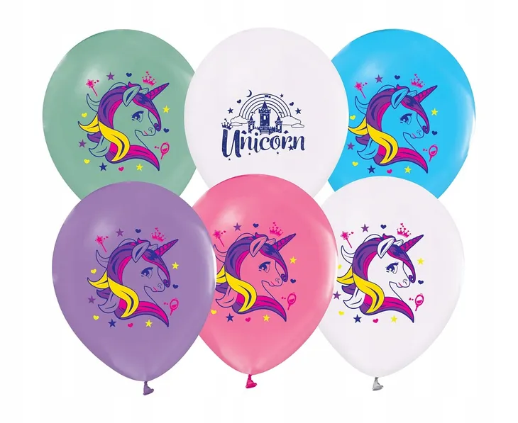 balony-jednorozce-30cm-5szt-material-lateks