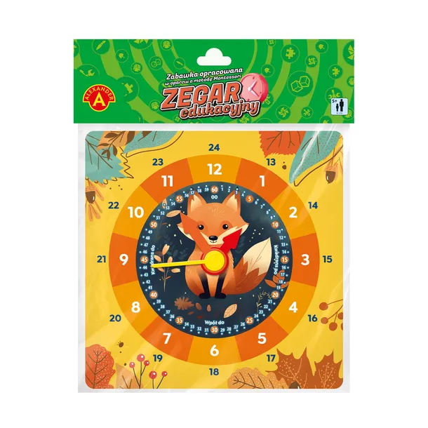 zegar-edukacyjny-lis-alex-marka-alexader