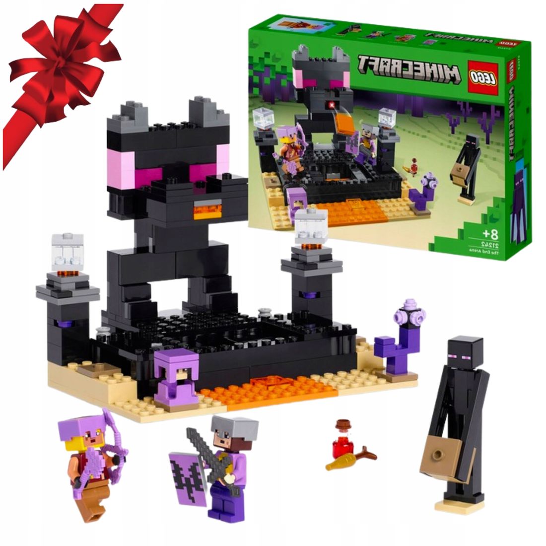 LEGO Klocki Minecraft 21242 Arena Endu Prezent BITWA MIĘDZY GRACZAMI ...