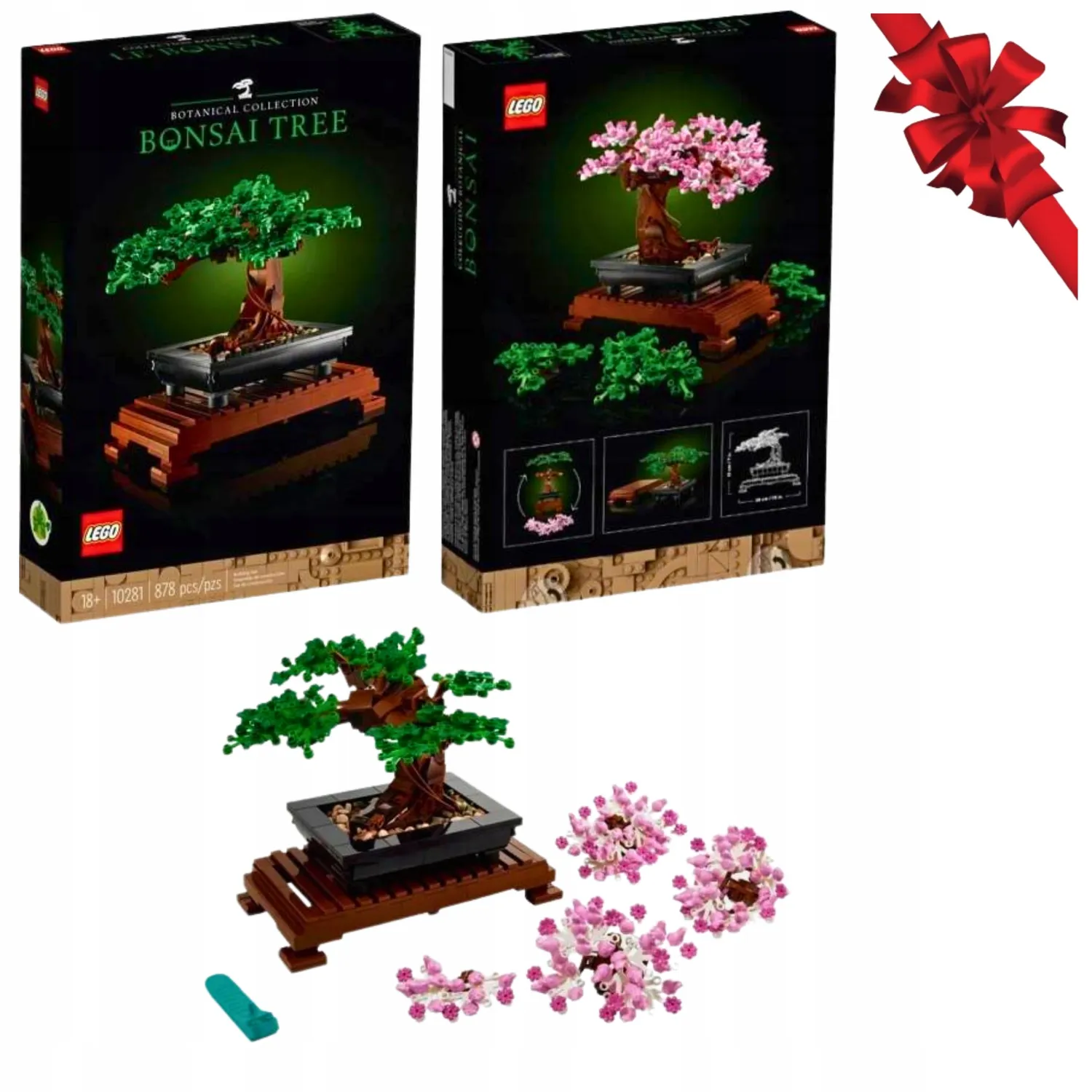 LEGO ICONS 10281 Drzewko bonsai Prezent Na święta Dziecka Dziecko + GRATIS!  