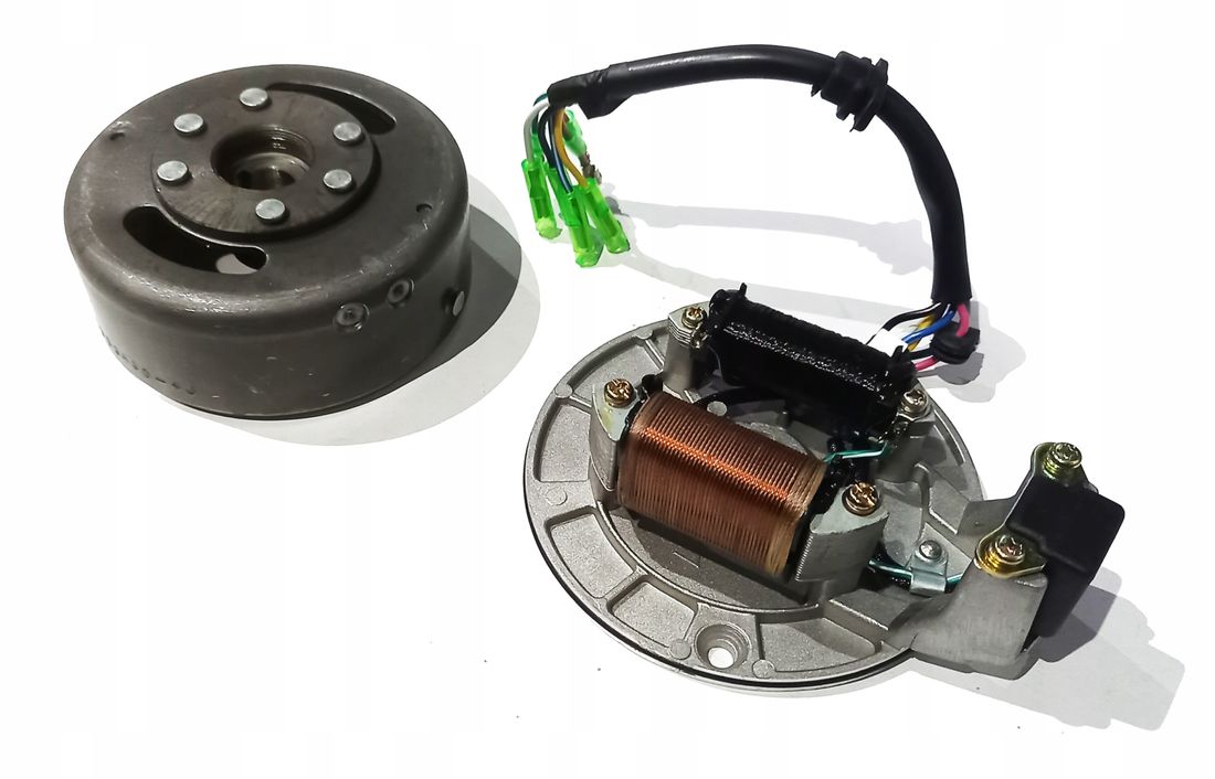 Iskrownik Stator Magneto 4T 139FMB 2 Cewki Motorower Quad