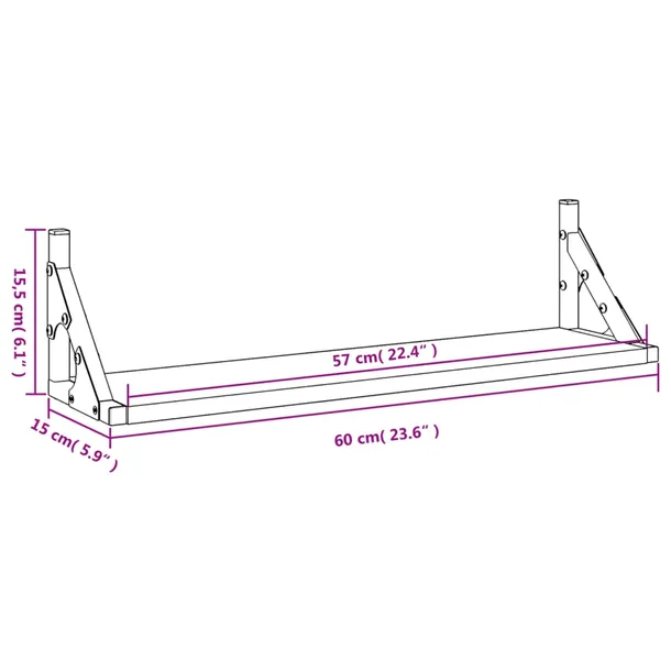 polki-scienne-2-szt-dab-sonoma-60x15x155-cm-stan-nowy