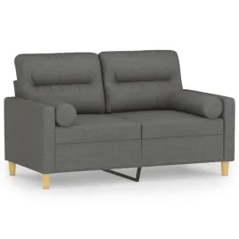 2-osobowa-sofa-z-poduszkami-ciemnoszara-120-cm-tkanina