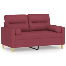 2-osobowa-sofa-z-poduszkami-winna-czerwien-120-cm-tkanina